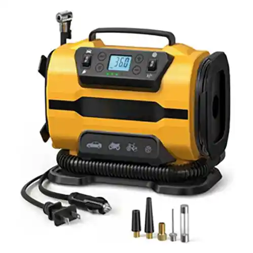 کمپرسور فندکی و برق شهری