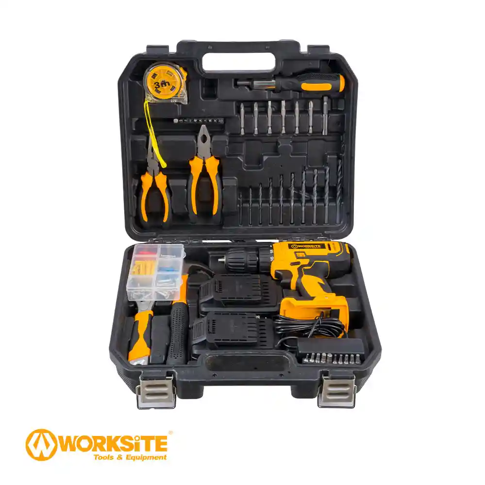 کیت دریل شارژی با لوازم